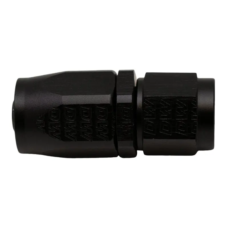 Deatschwerks 6An Female Swivel Strait Hose End Cpe - Anodized Matte Black 2