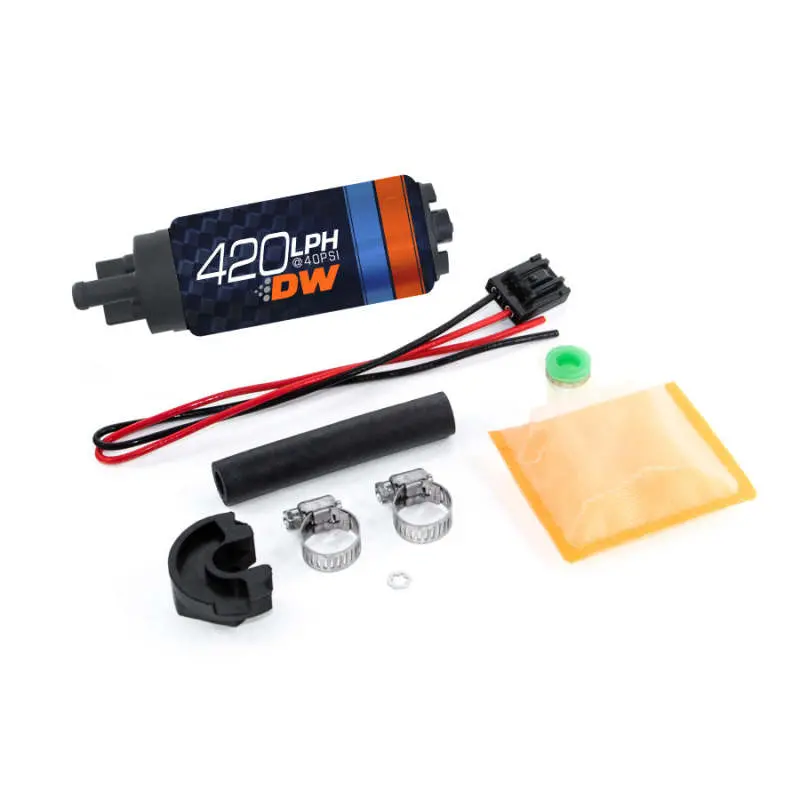 Deatschwerks Dw420 Series 420Lph In-Tank Fuel Pump W/ Install Kit For 89-94 240Sx 1
