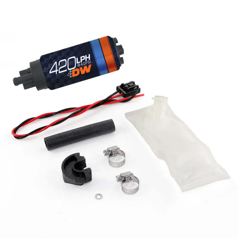 Deatschwerks Dw420 Series 420Lph In-Tank Fuel Pump W/ Install Kit For 94-02 Nissan S14/S15 1
