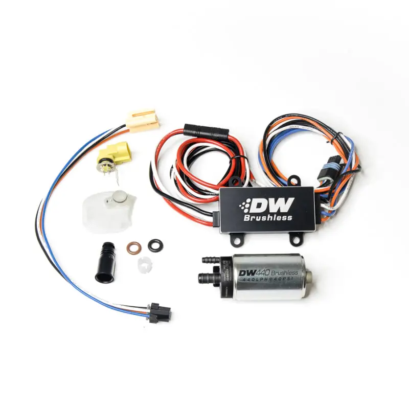 Deatschwerks Dw440 440Lph Brushless Fuel Pump Single/Dual Controller W/ Install Kit 08-14 Subaru Wrx 2