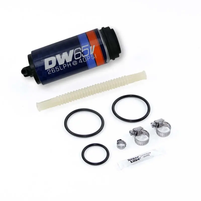 Deatschwerks Dw65v Series 265 Lph Compact In-Tank Fuel Pump W/ Vw/Audi 1.8T / 3.2 Vr6 Awd Set Up Kit 1