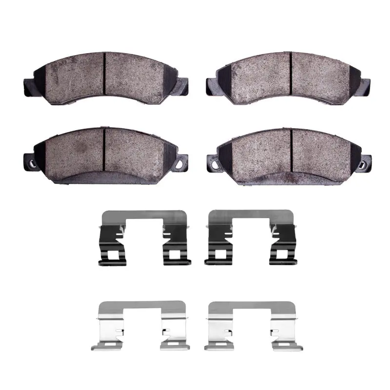 Dfc 05-08 Cadillac Escalade Ext Front Ultimate Duty Performance Brake Pads And Hardware Kit 1