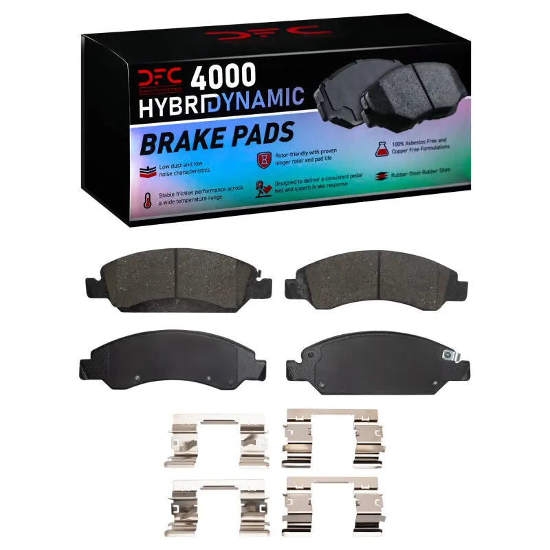 Dfc 05-18 Chevrolet Silverado 1500 Front 4000 Hybridynamic Brake Pads And Hardware Kit 1