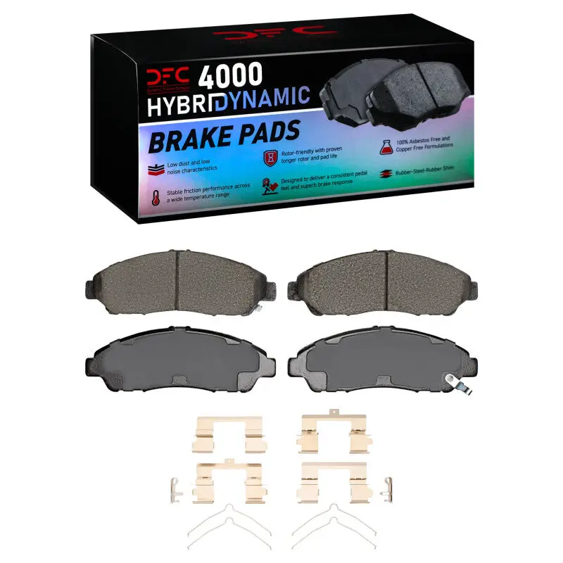 Dfc 07-25 Acura Rlx Front 4000 Hybridynamic Brake Pads And Hardware Kit 1