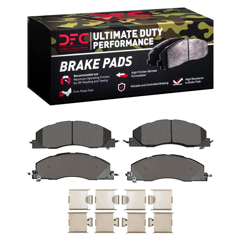 Dfc 09-18 Dodge Ram 2500 Front Ultimate Duty Performance Brake Pads And Hardware Kit 1