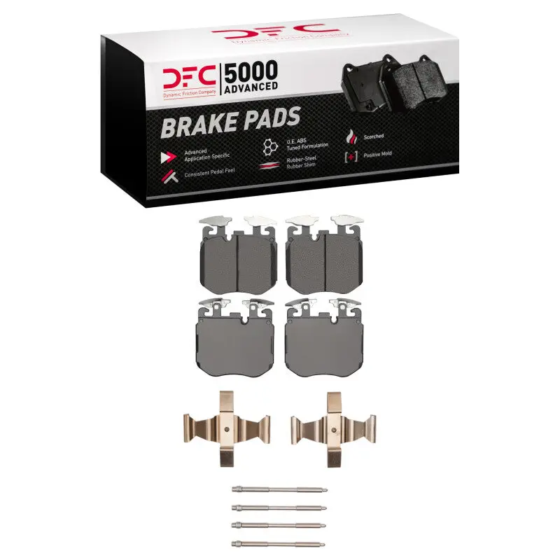 Dfc 16-22 Bmw M440i Front 5000 Advanced Low Metallic Brake Pads And Hardware Kit 1