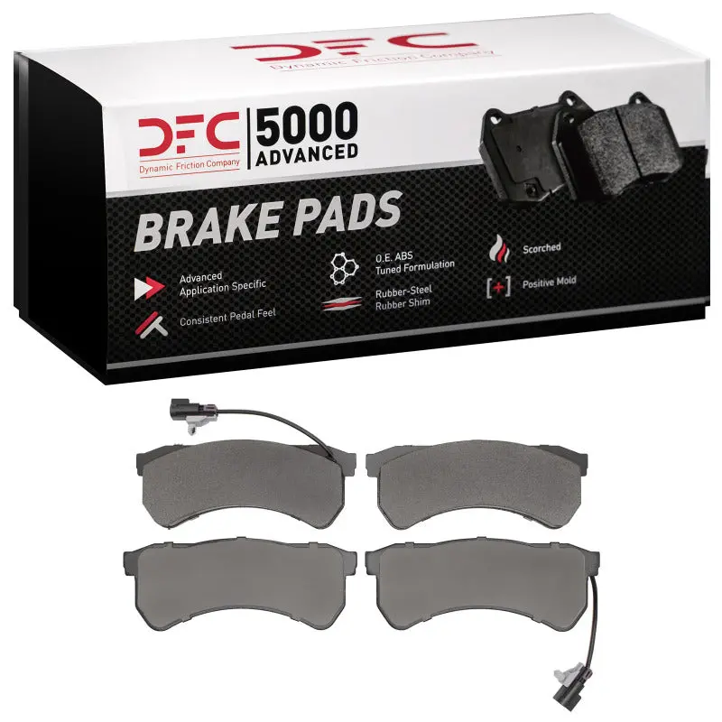 Dfc 16-24 Freightliner Mt35 Rear/Front 5000 Advanced Semi Metallic Brake Pads 1
