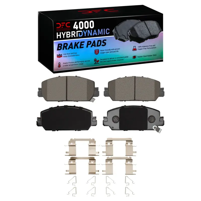 Dfc 17-25 Acura Adx Front 4000 Hybridynamic Brake Pads And Hardware Kit 1