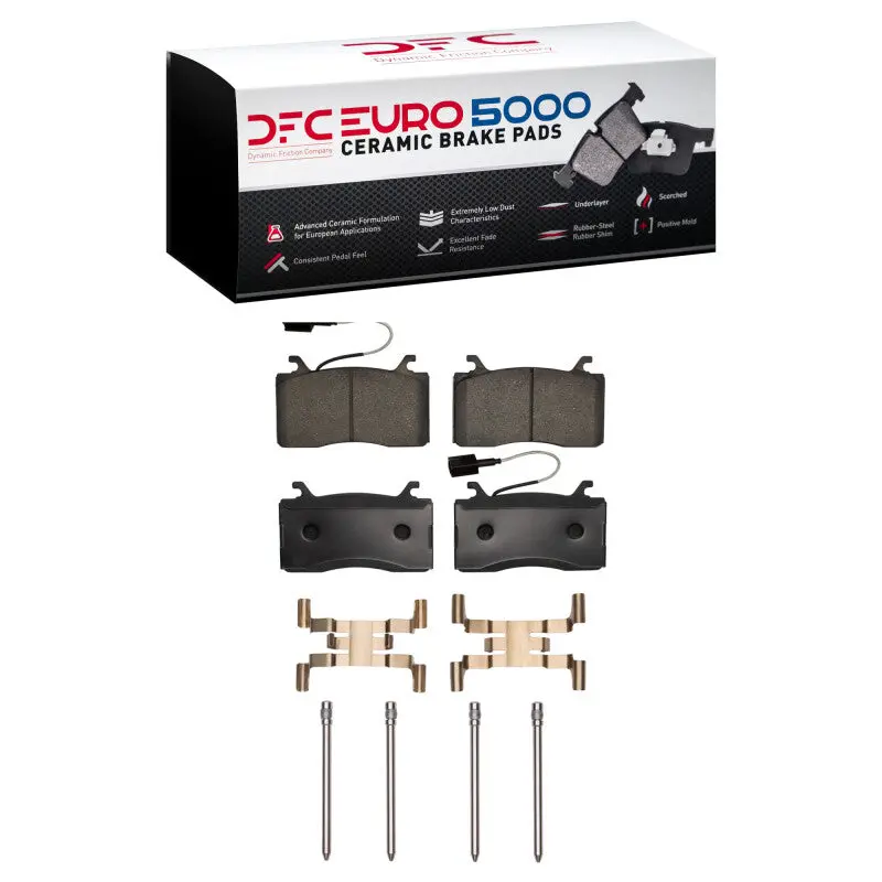 Dfc 17-25 Alfa Romeo Giula Front Euro 5000 Ceramic Brake Pads And Hardware Kit 1