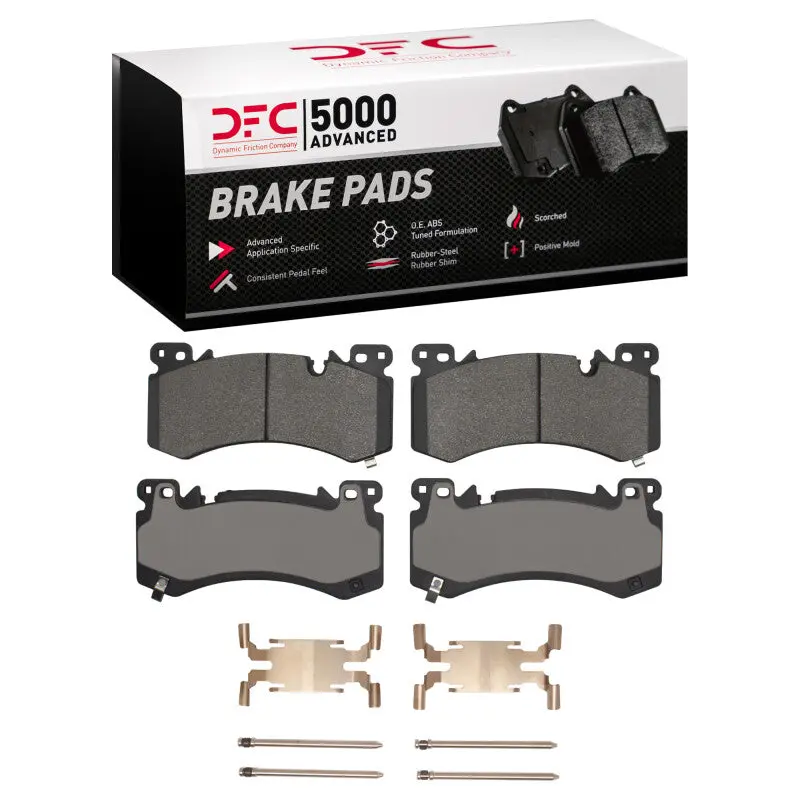 Dfc 21-25 Chevrolet Tahoe Front 5000 Advanced Low Metallic Brake Pads And Hardware Kit 1