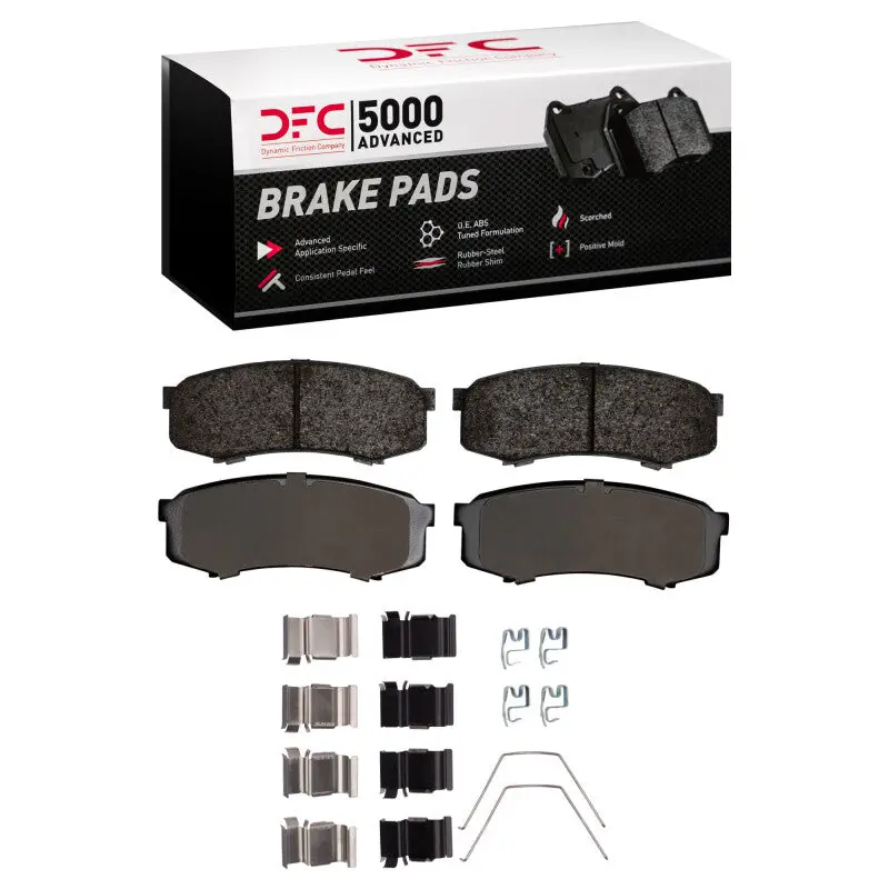Dfc 93-24 Lexus Lx450 Rear 5000 Advanced Ceramic Brake Pads And Hardware Kit 1