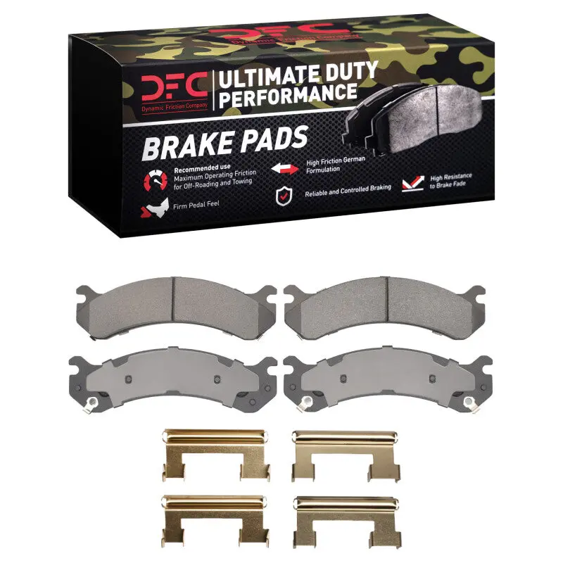 Dfc 99-20 Cadillac Dts Front Ultimate Duty Performance Brake Pads And Hardware Kit 1