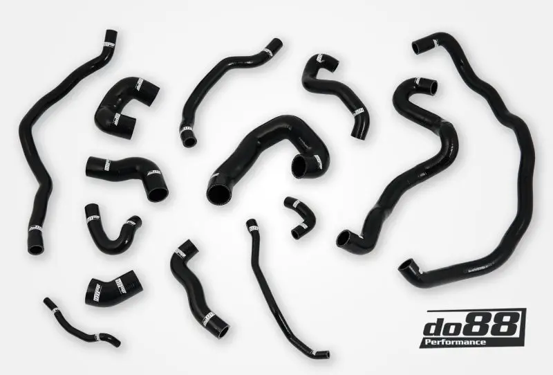 Do88 07-10 Bmw 135I/335I N54 (E82/E88/E9x) Coolant Hoses - Black 1