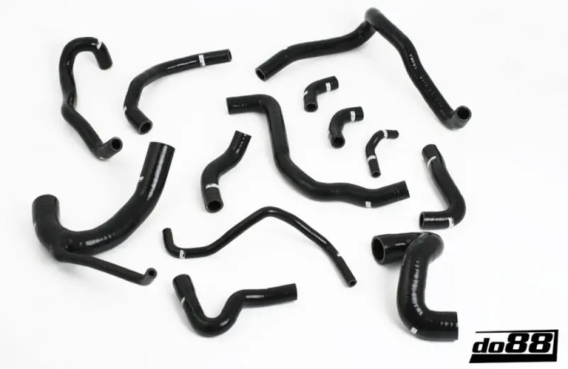 Do88 98-02 Audi S4/Rs4 2.7L Biturbo (B5) Radiator Hoses - Black 1