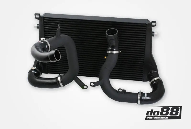 Do88 Vag 1.8T/2.0T (Mqb) Bigpack Intercooler Kit W/Black Hoses 1