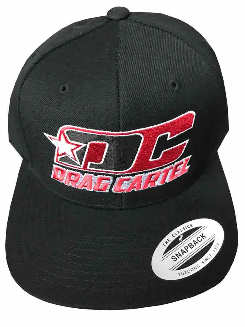 Drag Cartel Logo Black 210 Snapback Hats 1