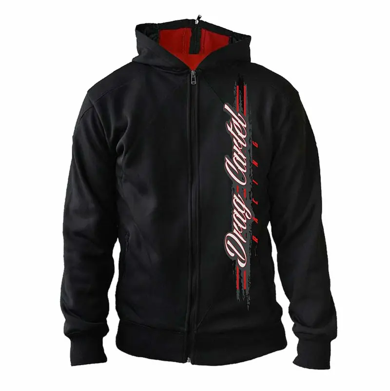 Drag Cartel Logo Hooded Black Zipper Sweatshirts  ( M, L , Xl, Xxl ) 1