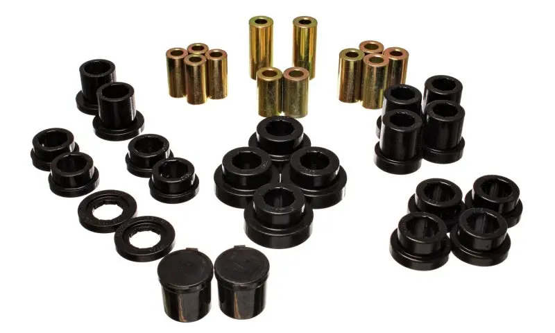 Energy Suspension 00-09 Honda S2000 Black Rear End Control Arm Bushing Set 1