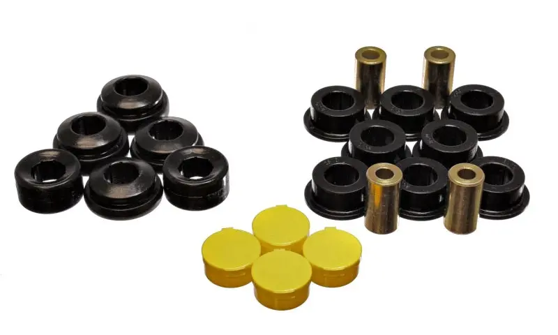 Energy Suspension 01-05 Honda Civic/Crx / 02-05 Civic Si Black Rear Control Arm Bushing Set 1