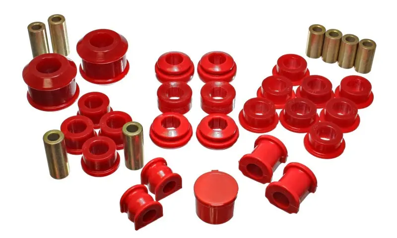 Energy Suspension 02-04 Acura Rsx (Includes Type S) Red Hyper-Flex Master Bushing Set 1