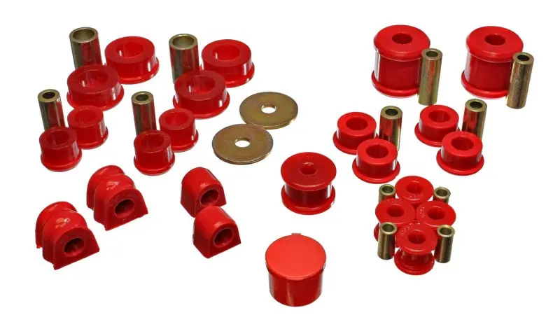 Energy Suspension 02-06 Subaru Impreza/Wrx Red Hyper-Flex Master Bushing Set 2