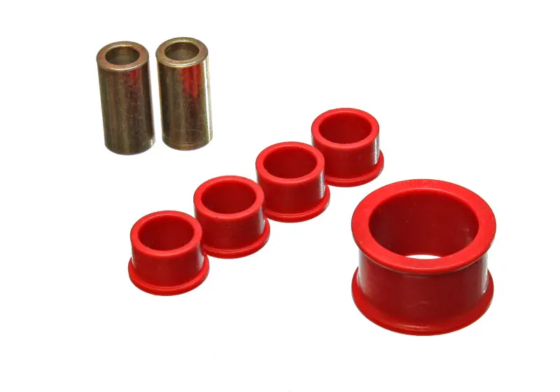 Energy Suspension 02-09 Nissan 350Z / 03-07 Infiniti G35 Coupe Red Rack And Pinion Bushing Set 1
