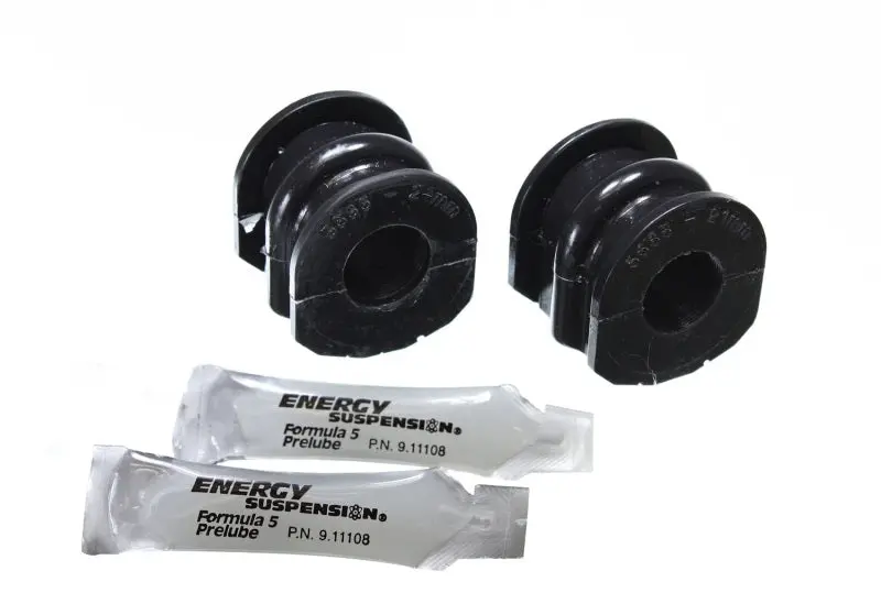 Energy Suspension 03-07 Infiniti G-35 Coupe Rwd / 02-09 350Z Black 21Mm Rear Sway Bar Frame Bushings 1