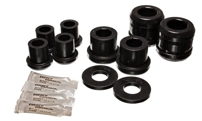 Energy Suspension 04-07 Mazda Rx8 Black Front Control Arm Bushing Set 1