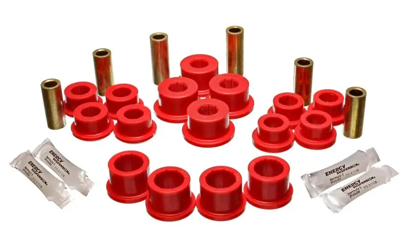 Energy Suspension 04-07 Mazda Rx8 Red Rear Lateral/Trailing Arm Bushings 1