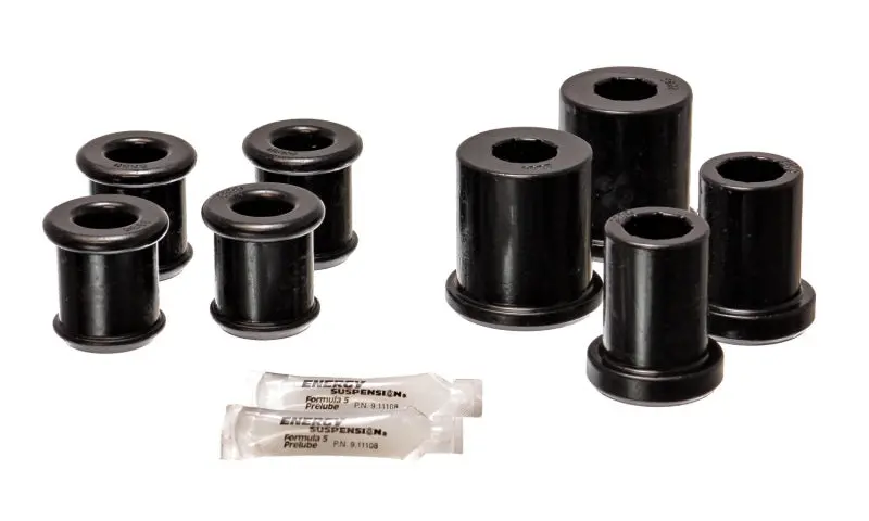 Energy Suspension 04-09 Cadillac Xlr/Xlr-V / 97-12 Corvette Black Front End C/A Bushing Set 1
