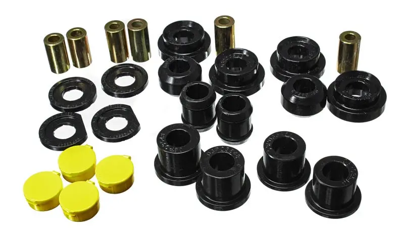 Energy Suspension 06-11 Honda Civic Black Rear Lower Trailing Arm And Lower Knuckle Bushing Set 1