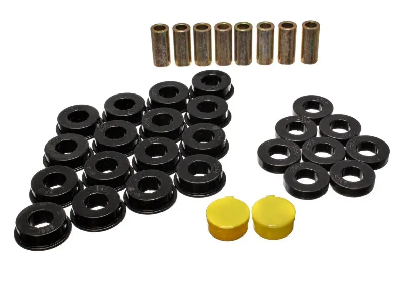 Energy Suspension 79-85 Mazda Rx7 Black Rear Control Arm Bushing Set 1