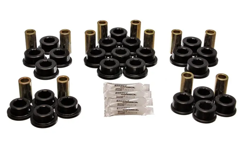 Energy Suspension 87-92 Toyota Supra Black Rear Control Arm Bushing Set 1