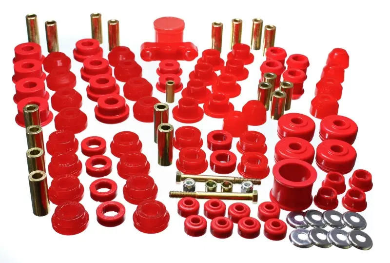 Energy Suspension 88-91 Honda Civic/Crx Red Hyper-Flex Master Bushing Set 1