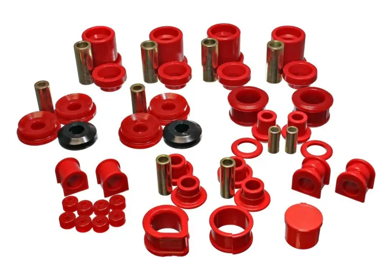 Energy Suspension 90-96 Nissan 300Zx Red Hyper-Flex Master Bushing Set (Sway Bar End Link Bushings A 1