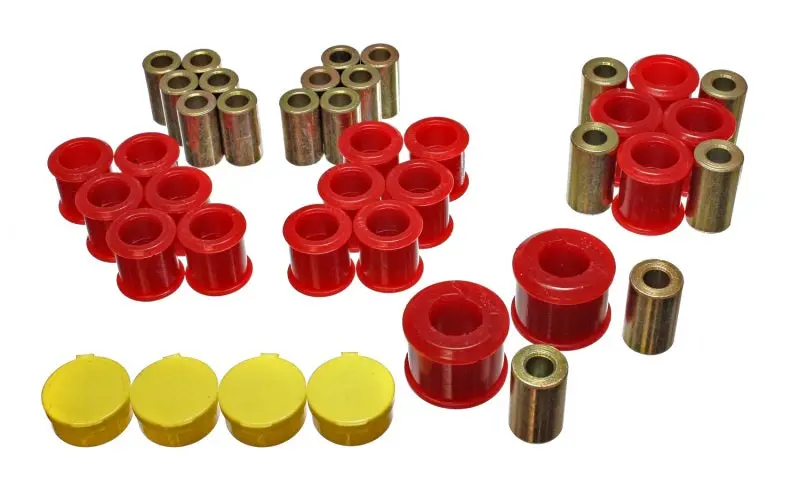 Energy Suspension 90-96 Nissan 300Zx Red Rear Control Arm Bushing Set 1