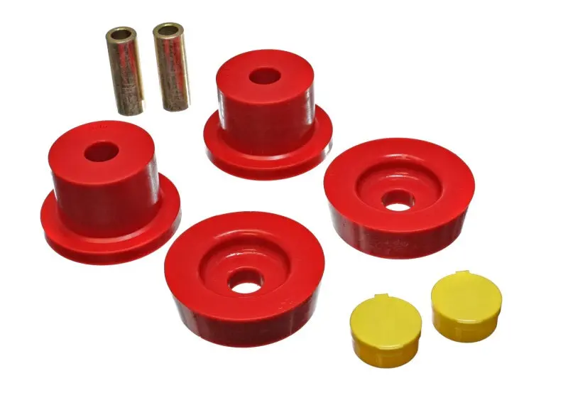 Energy Suspension 90-97 Mazda Miata Red Rear Differential Bushing Set 1