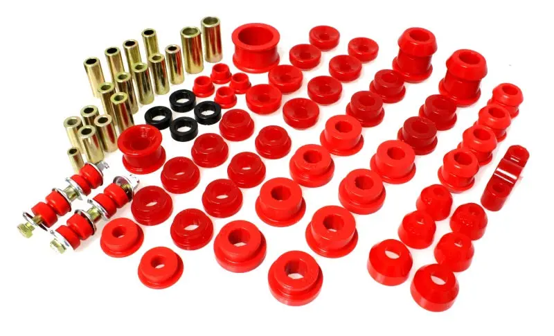 Energy Suspension 92-95 Honda Civic/Crx / 93-97 Honda Del Sol (Including Vtec) Red Hyper-Flex Master 1