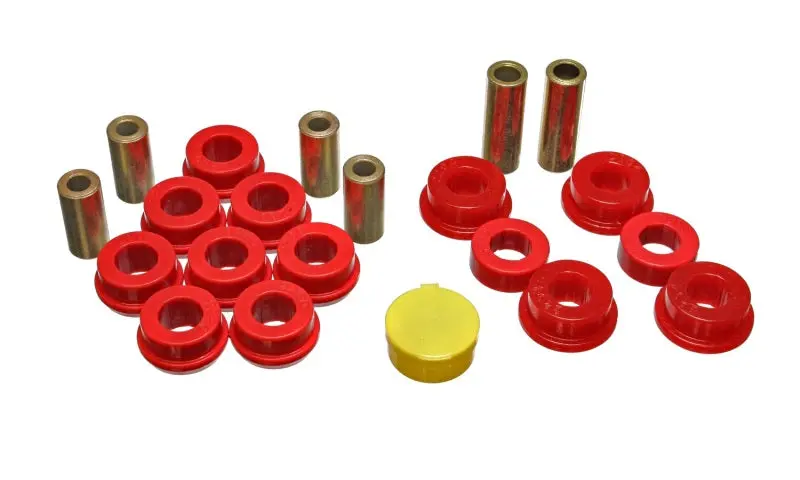 Energy Suspension 94-97 Honda Accord/Odyssey Red Front Control Arm Bushing Set 1