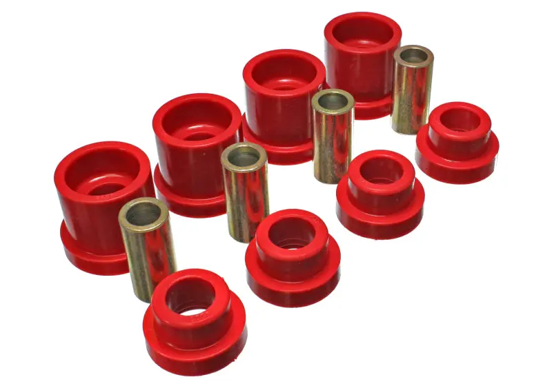 Energy Suspension 95-98 Nissan 240Sx (S14) Red Rear Subframe Insert Set (Must Reuse All Metal Parts) 2