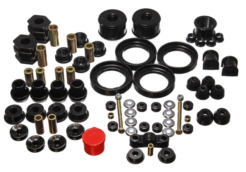 Energy Suspension 96-00 Honda Civic/Crx Black Hyper-Flex Master Bushing Set 1