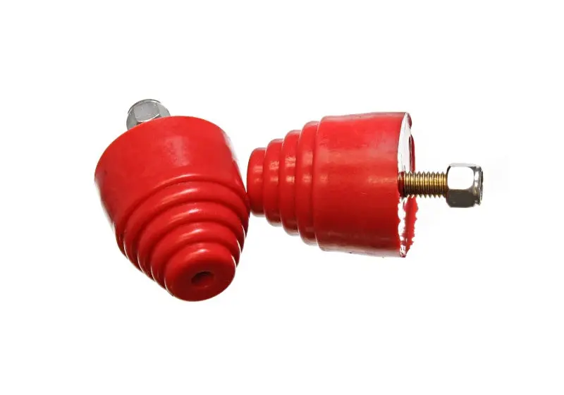 Energy Suspension All Purpose Red Bump Stop Set 2 1/8 Inch Tall / 2 Inch Dia. (2 Per Set) 2