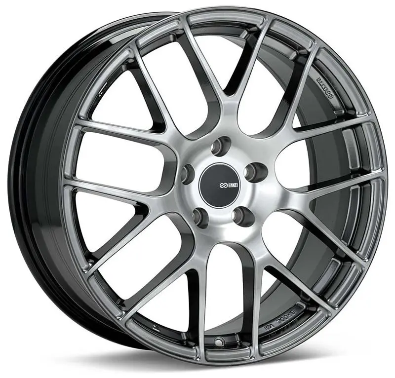 Enkei Raijin 18X8.5 38Mm Offset 5X114.3 Bolt Pattern 72.6 Bore Diameter Hyper Silver Wheel 2
