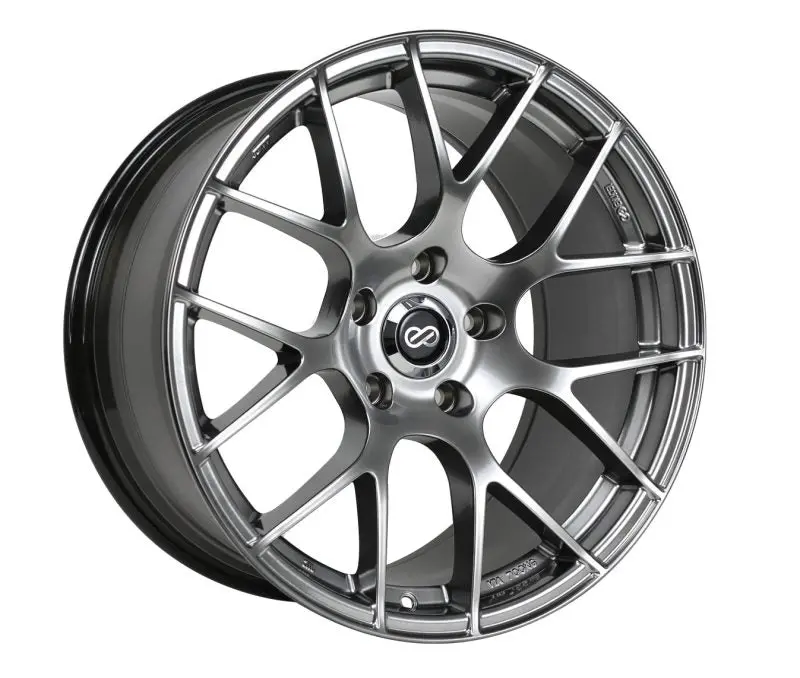 Enkei Raijin 18X9.5 35Mm Offset 5X120 Bolt Pattern 72.6 Bore Diameter Hyper Silver Wheel 1