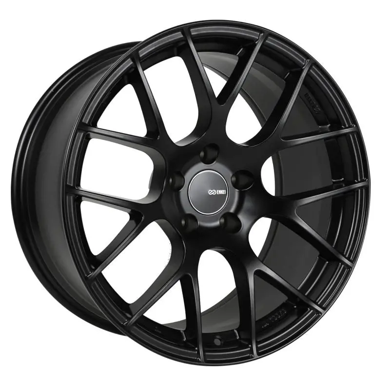 Enkei Raijin 18X9.5 45Mm Offset 5X100 Bolt Pattern 72.6 Hub Bore Black Wheel 1