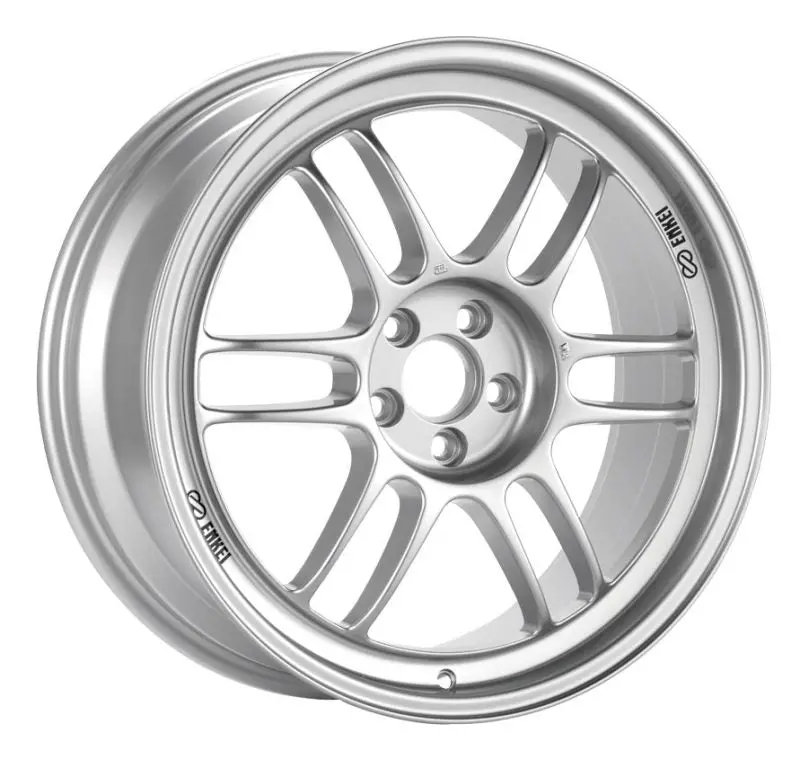 Enkei Rpf1 17X8 5X100 45Mm Offset 73Mm Bore Silver Wheel 02-10 Wrx & 04 Sti 1