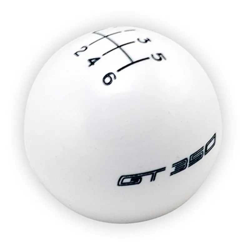 Ford Racing 15-19 Mustang Gt350 White 6-Speed Shift Knob 1