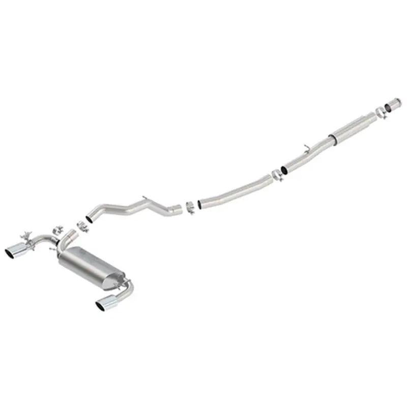 Ford Racing 2016-2017 Focus Rs Active Sport Cat-Back Exhaust System W/ Polished Tips 2