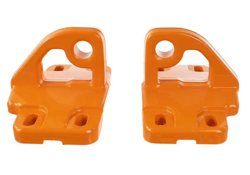 Ford Racing 2021+ Bronco Front Bumper Tow Hooks - Orange (Pair) 1