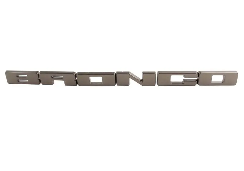 Ford Racing 2021+ Bronco Grille Lettering Overlay Kit - Bronze 1